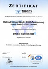 Zertifikat DIN EN ISO 9001